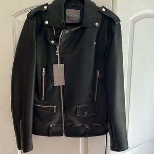 Zara Men’s faux leather jacket